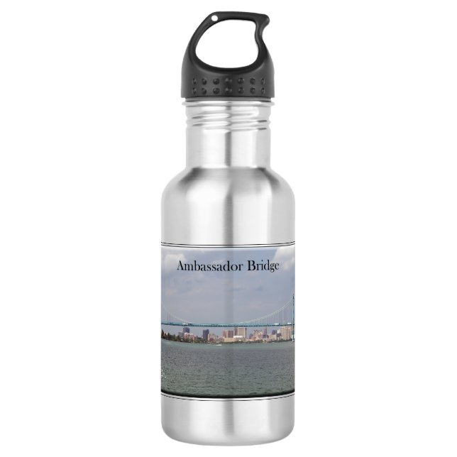 Bouteille d'eau du pont Ambassadeur (Devant)