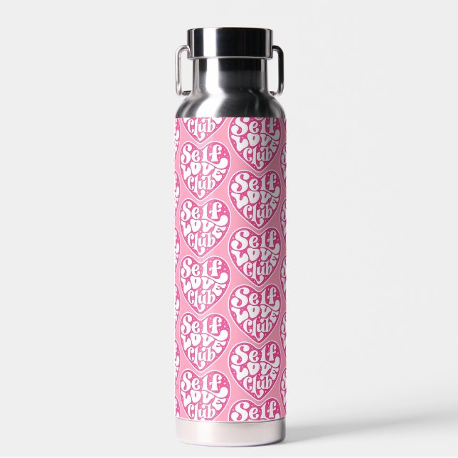 Bouteille d'eau du Self Love Club (Avant)