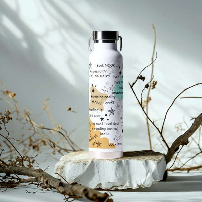 Bouteille d'eau du ver de livre (Créateur téléchargé)