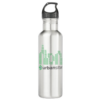Bouteille d'eau d'UrbanSitter (24 onces), acier