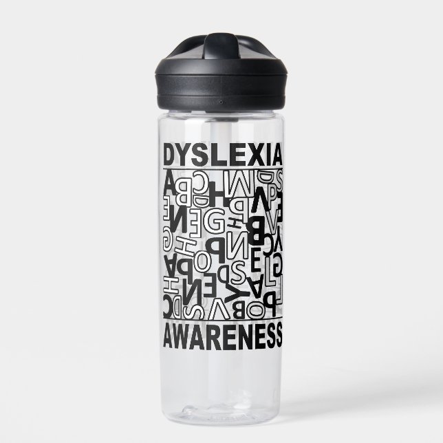 Bouteille D'eau Dyslexie Sensibilisation Dyslexie Enseignants Étud (Extérieur)