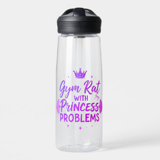 Bouteille D'eau Eau de Fitness Gym Rat avec Problèmes de Princesse