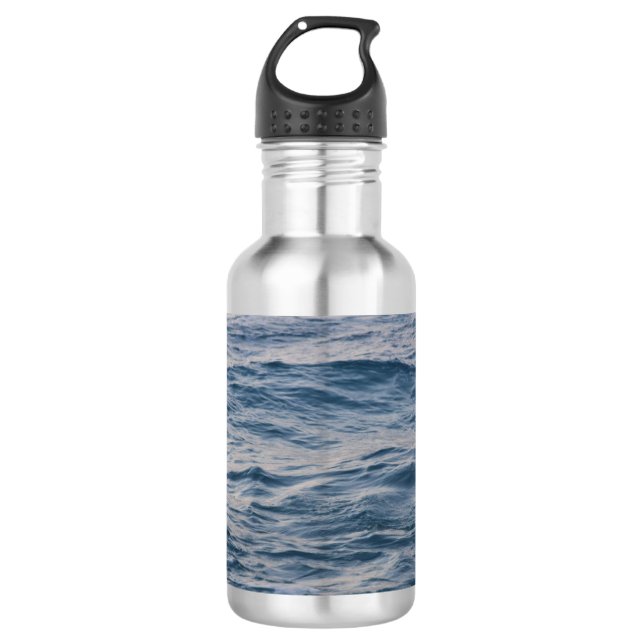 Bouteille D'eau Eau de mer de près (Devant)