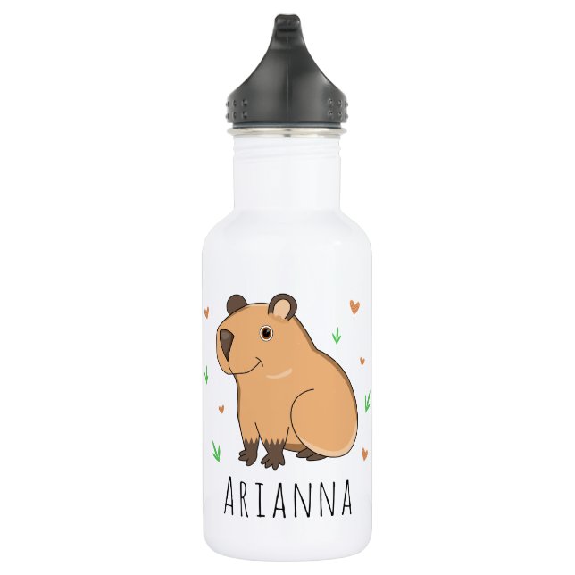 Bouteille D'eau École pour enfants Cute Capybara (Droite)