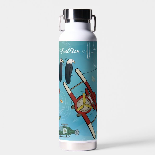 Bouteille d'eau - Écrit dans le ciel (Avant)