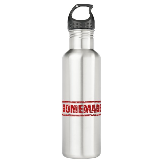 Bouteille D'eau écrit maison (Devant)