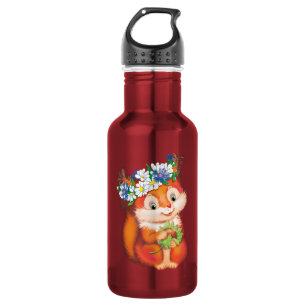 Bouteille D'eau écureuil orange