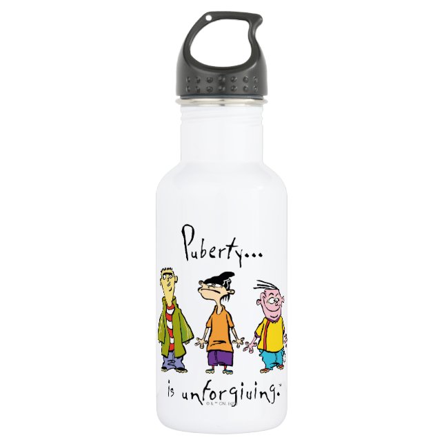 Bouteille D'eau Ed, Edd, n Eddy - La puberté est impitoyable (Devant)