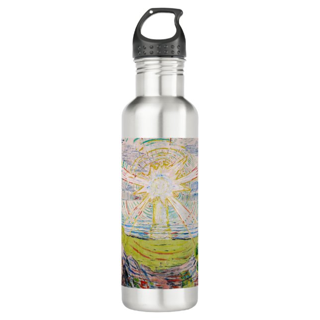 Bouteille D'eau Edvard Munch - Le Soleil 1910 (Devant)