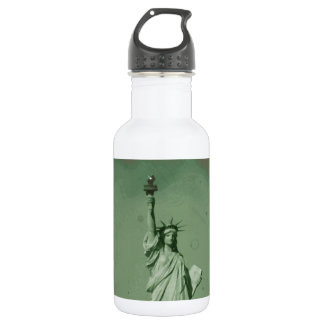 Bouteille D'eau Effet photo endommagé Statue de la Liberté