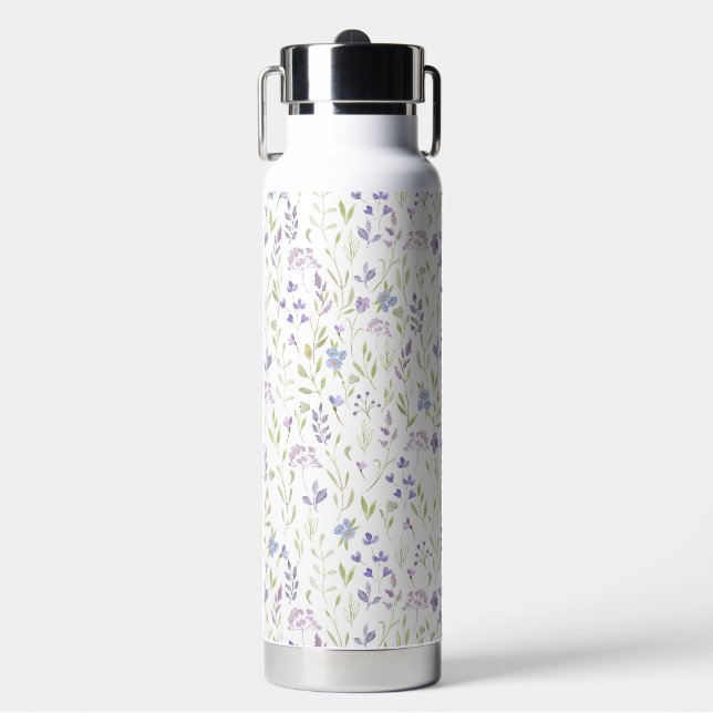 Bouteille D'eau Elegant Purple Wildflower (Salle de sport)