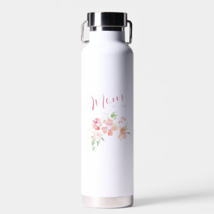 Bouteille D'eau Elégante Maman Est Année Rose Peau Rose