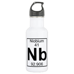 Bouteille D'eau Élément 041 - NOTA: - Niobium (plein)