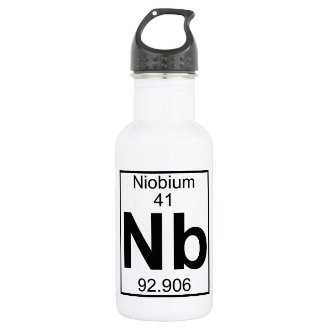 Bouteille D'eau Élément 041 - NOTA: - Niobium (plein) (Devant)