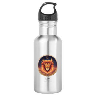 Bouteille d'eau élit Zodiaque Lion