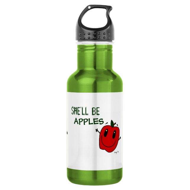 BOUTEILLE D'EAU ELLE SERA DES POMMES (Devant)