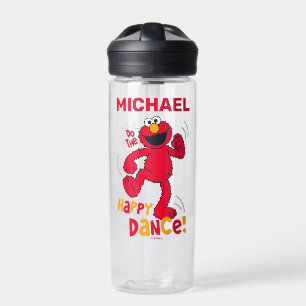 Bouteille D'eau Elmo   Faire la joyeuse danse   Ajouter Votre Nom