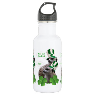Bouteille D'eau Embrasse-moi Je suis un meerkat design irlandais