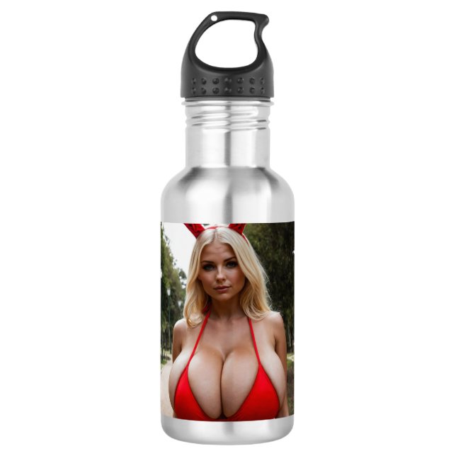 Bouteille D'eau Emily Curvee Easter Bunny Water Bottle (Devant)