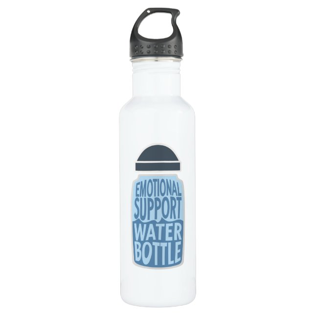 Bouteille D'eau Emotional Support Water Bottle – Funny  (Devant)