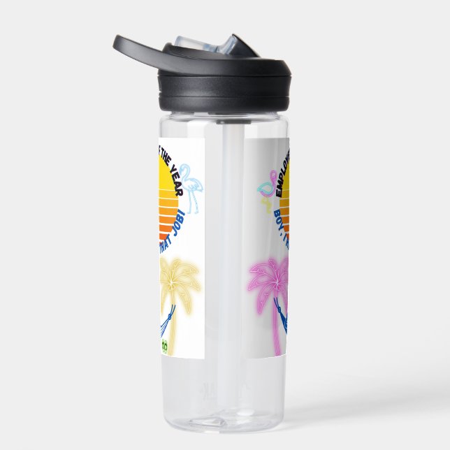 Bouteille D'eau Employé De L'Année : Garçon Je Déteste Ce Travail  (Droite)