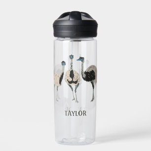 Bouteille D'eau Emus Bird Lovers Personnalisé