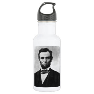 Bouteille D'eau En Acier Inoxydable Abraham Lincoln Portrait