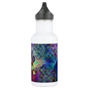 Bouteille D'eau En Acier Inoxydable Abrégé sur coloré orageux aquarelle avec des