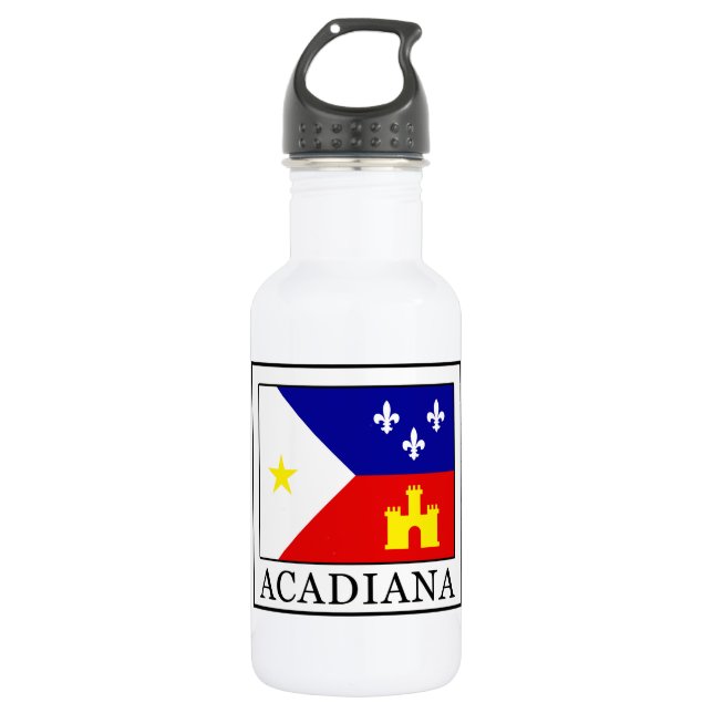 Bouteille D'eau En Acier Inoxydable Acadiana (Devant)