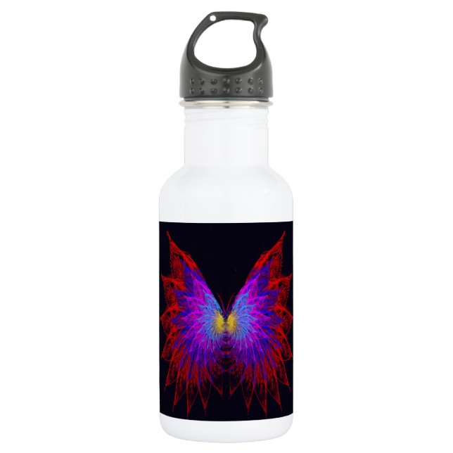 Bouteille D'eau En Acier Inoxydable Ailes papillon (Devant)