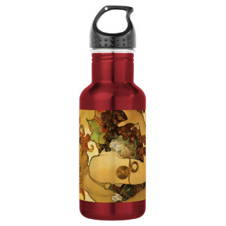 Bouteille D'eau En Acier Inoxydable Alphonse Mucha