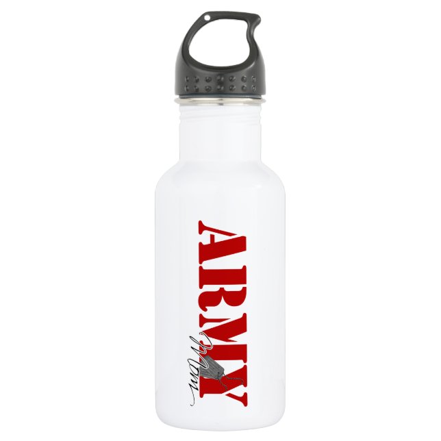 Bouteille D'eau En Acier Inoxydable Armée mère (Devant)