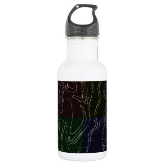 Bouteille D'eau En Acier Inoxydable Art Abstrait