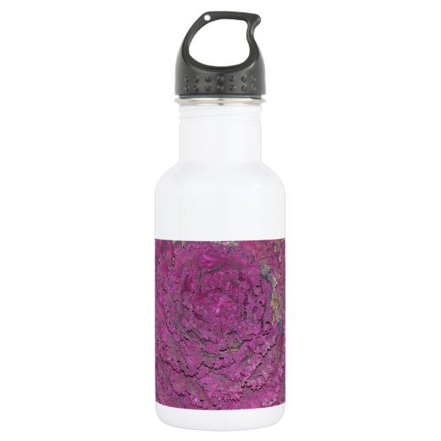 Bouteille D'eau En Acier Inoxydable avec chou violet (Devant)