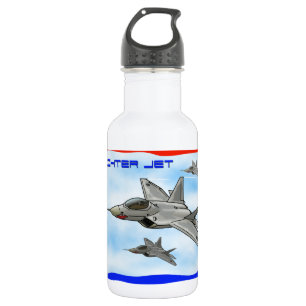 Bouteille D'eau En Acier Inoxydable Avion de chasse de F22 Raptor