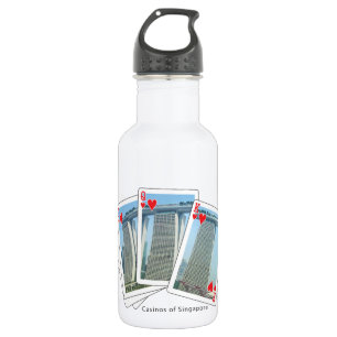 Bouteille D'eau En Acier Inoxydable Avoir Une Chance Sur Moi - Personnalisable