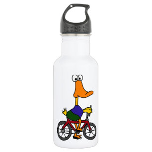 Bouteille D'eau En Acier Inoxydable AY- bicyclette d'équitation de canard