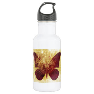 Bouteille D'eau En Acier Inoxydable Baisers à papillon