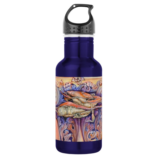 Bouteille D'eau En Acier Inoxydable Balise de lecture Spike and Curly (Devant)