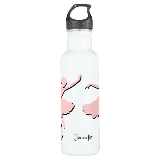 Bouteille D'eau En Acier Inoxydable Ballet rose (Devant)