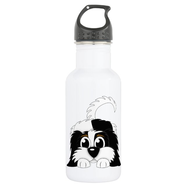 Bouteille D'eau En Acier Inoxydable Bande dessinée mignonne Cavachon (Devant)
