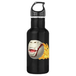 Bouteille D'eau En Acier Inoxydable Base-ball flamboyant 32 onces