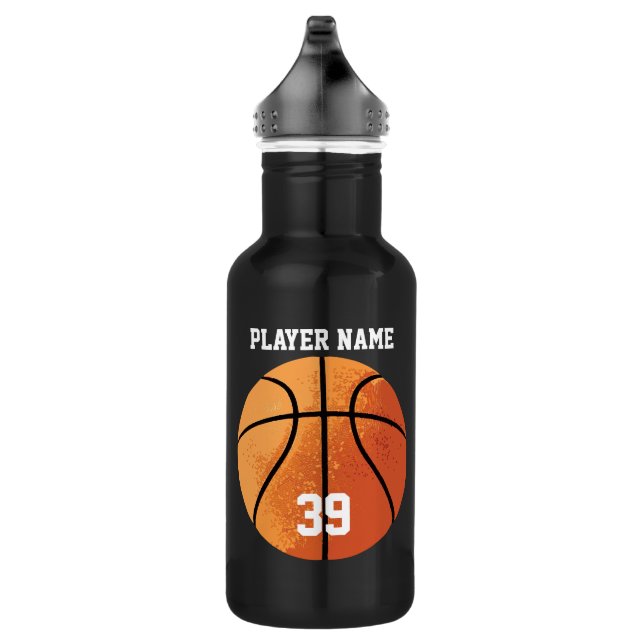 Bouteille D'eau En Acier Inoxydable Basket-ball (Droite)
