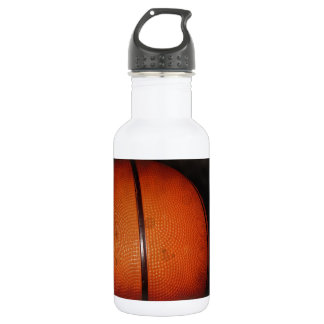 Bouteille D'eau En Acier Inoxydable Basket-ball avec effet photo endommagé