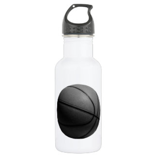Bouteille D'eau En Acier Inoxydable Basket-ball noir et blanc