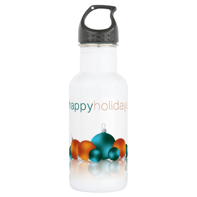Bouteille D'eau En Acier Inoxydable Bauble de Noël (Devant)