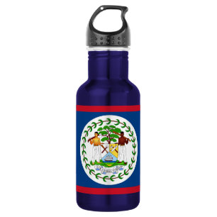 Bouteille D'eau En Acier Inoxydable Bélize Drapeau Liberty Bottle