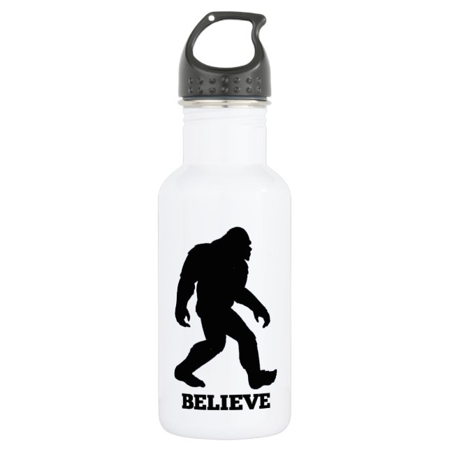 Bouteille D'eau En Acier Inoxydable Bigfoot CROIRE Sasquatatch (Devant)