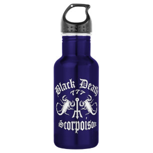 Bouteille D'eau En Acier Inoxydable Black Death 777- Scorpoison Vodka