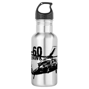 Bouteille D'eau En Acier Inoxydable Black Hawk